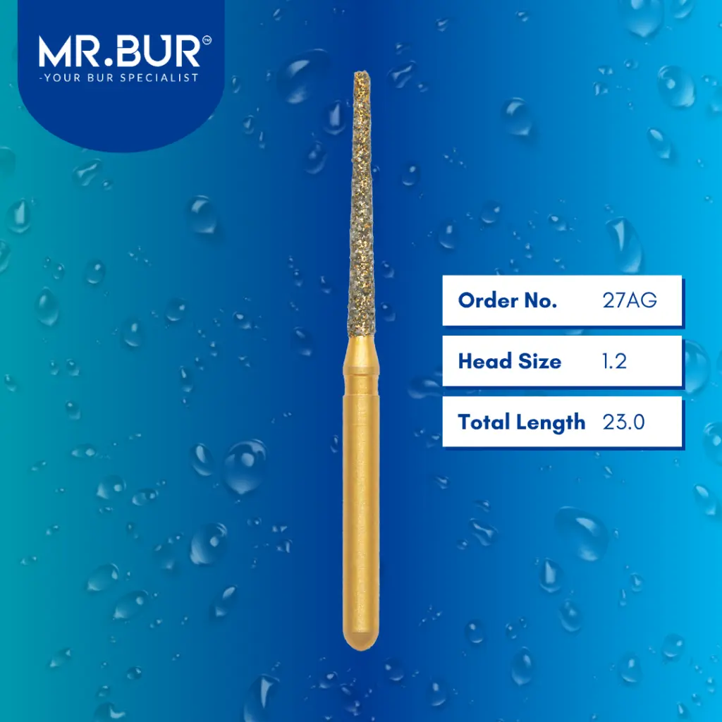 Taper-Flat-End-FG-Gold-Standard-Bur-27AG.webp